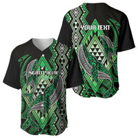 Aotearoa Iwi Ngati Pikiao Personalised Baseball Jersey NZ Maori Humpback Whale Taniko Motifs LT14 - Polynesian Pride