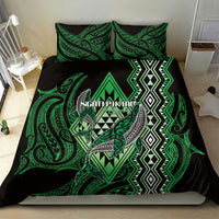 Aotearoa Iwi Ngati Pikiao Bedding Set NZ Maori Humpback Whale Taniko Motifs LT14 - Polynesian Pride