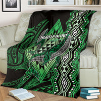 Aotearoa Iwi Ngati Pikiao Blanket NZ Maori Humpback Whale Taniko Motifs LT14 - Polynesian Pride