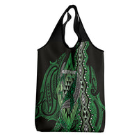 Aotearoa Iwi Ngati Pikiao Grocery Bag NZ Maori Humpback Whale Taniko Motifs LT14 - Polynesian Pride