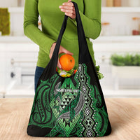 Aotearoa Iwi Ngati Pikiao Grocery Bag NZ Maori Humpback Whale Taniko Motifs LT14 - Polynesian Pride