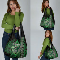 Aotearoa Iwi Ngati Pikiao Grocery Bag NZ Maori Humpback Whale Taniko Motifs LT14 - Polynesian Pride