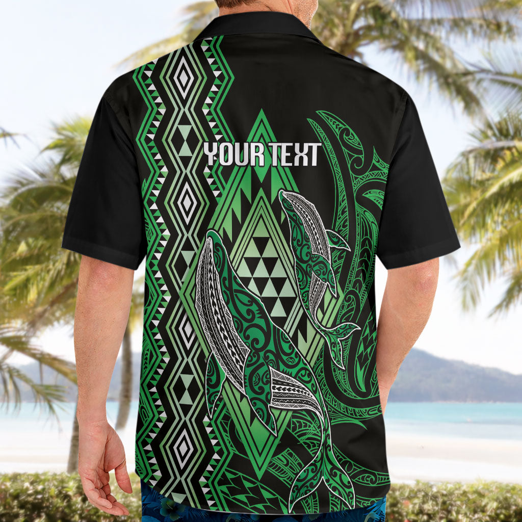 Aotearoa Iwi Ngati Pikiao Personalised Hawaiian Shirt NZ Maori Humpback Whale Taniko Motifs LT14 - Polynesian Pride