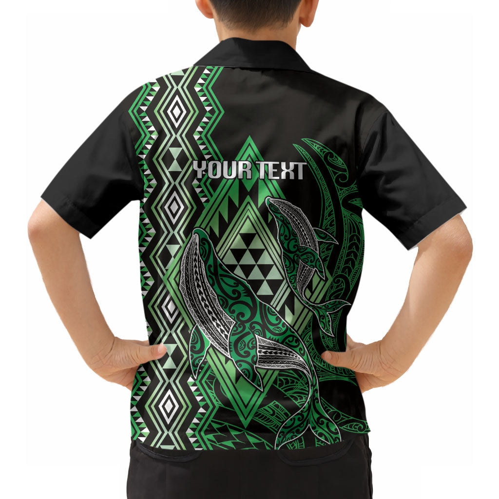 Aotearoa Iwi Ngati Pikiao Personalised Hawaiian Shirt NZ Maori Humpback Whale Taniko Motifs LT14 - Polynesian Pride