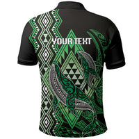 Aotearoa Iwi Ngati Pikiao Personalised Polo Shirt NZ Maori Humpback Whale Taniko Motifs LT14 - Polynesian Pride