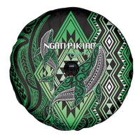 Aotearoa Iwi Ngati Pikiao Spare Tire Cover NZ Maori Humpback Whale Taniko Motifs LT14 - Polynesian Pride