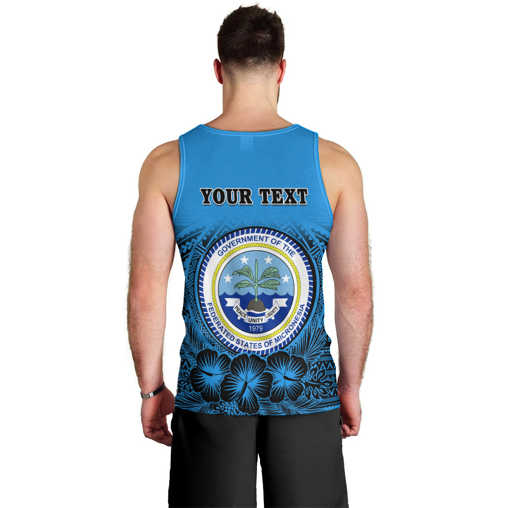 Personalised Yap Constitution Day Men Tank Top FSM Seal Happy 24 December LT14 - Polynesian Pride