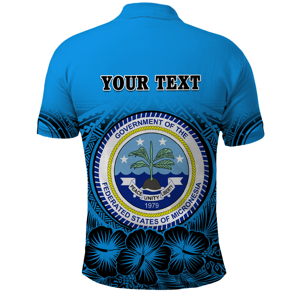 Personalised Yap Constitution Day Polo Shirt FSM Seal Happy 24 December LT14 - Polynesian Pride