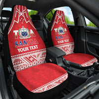 Samoa Rugby Custom Car Seat Cover Toa Samoa Pacific Sporty Red - Polynesian Pride