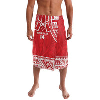 Samoa Rugby Custom Lavalava Toa Samoa Pacific Sporty Red LT14 Red - Polynesian Pride