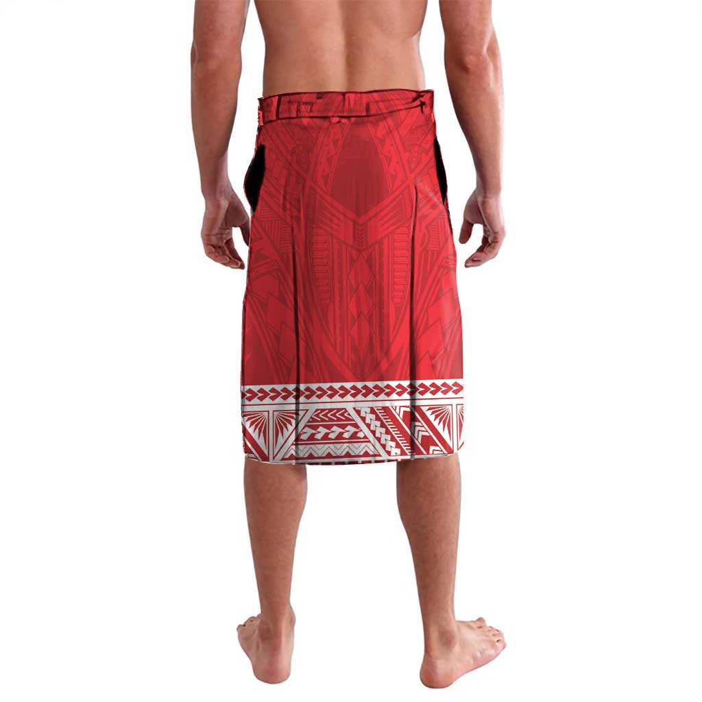 Samoa Rugby Custom Lavalava Toa Samoa Pacific Sporty Red LT14 - Polynesian Pride