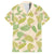 Beige Hawaii Plumeria Lei With Tropical Leaves Family Matching Off Shoulder Maxi Dress and Hawaiian Shirt