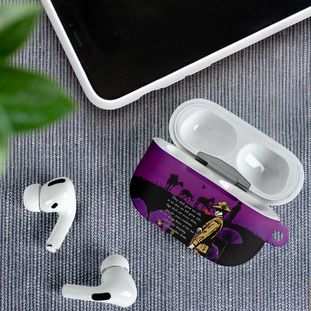 ANZAC Soldier and War Animals AirPods Case We Will Remember Them LT15 - Polynesian Pride