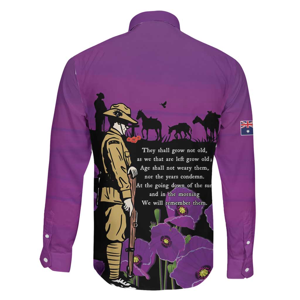 ANZAC Soldier and War Animals Family Matching Off Shoulder Short Dress and Hawaiian Shirt We Will Remember Them LT15 - Polynesian Pride