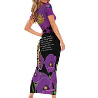 ANZAC Soldier and War Animals Family Matching Short Sleeve Bodycon Dress and Hawaiian Shirt We Will Remember Them