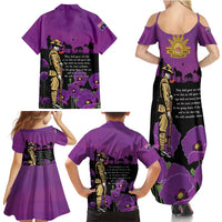 ANZAC Soldier and War Animals Family Matching Summer Maxi Dress and Hawaiian Shirt We Will Remember Them LT15 - Polynesian Pride