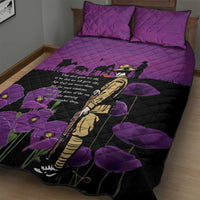 ANZAC Soldier and War Animals Quilt Bed Set We Will Remember Them