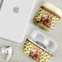 Hawaiian Santa Aloha Pineapple Christmas AirPods Case Mele Kalikimaka LT15 - Polynesian Pride