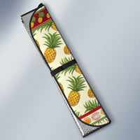 Hawaiian Santa Aloha Pineapple Christmas Auto Sun Shade Mele Kalikimaka LT15 - Polynesian Pride