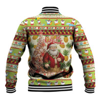 Hawaiian Santa Aloha Pineapple Christmas Baseball Jacket Mele Kalikimaka LT15 - Polynesian Pride