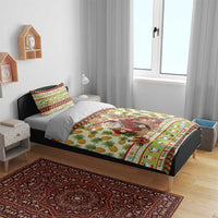 Hawaiian Santa Aloha Pineapple Christmas Bedding Set Mele Kalikimaka LT15 - Polynesian Pride