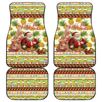 Hawaiian Santa Aloha Pineapple Christmas Car Mats Mele Kalikimaka LT15 - Polynesian Pride