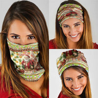 Hawaiian Santa Aloha Pineapple Christmas Neck Gaiter Mele Kalikimaka LT15 - Polynesian Pride