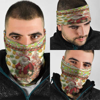 Hawaiian Santa Aloha Pineapple Christmas Neck Gaiter Mele Kalikimaka LT15 - Polynesian Pride