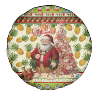 Hawaiian Santa Aloha Pineapple Christmas Spare Tire Cover Mele Kalikimaka LT15 - Polynesian Pride