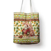Hawaiian Santa Aloha Pineapple Christmas Tote Bag Mele Kalikimaka LT15 - Polynesian Pride