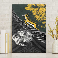 New Zealand and South Africa Rugby Canvas Wall Art Maori Kiwi With Springboks
