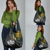 New Zealand and South Africa Rugby Grocery Bag Maori Kiwi With Springboks