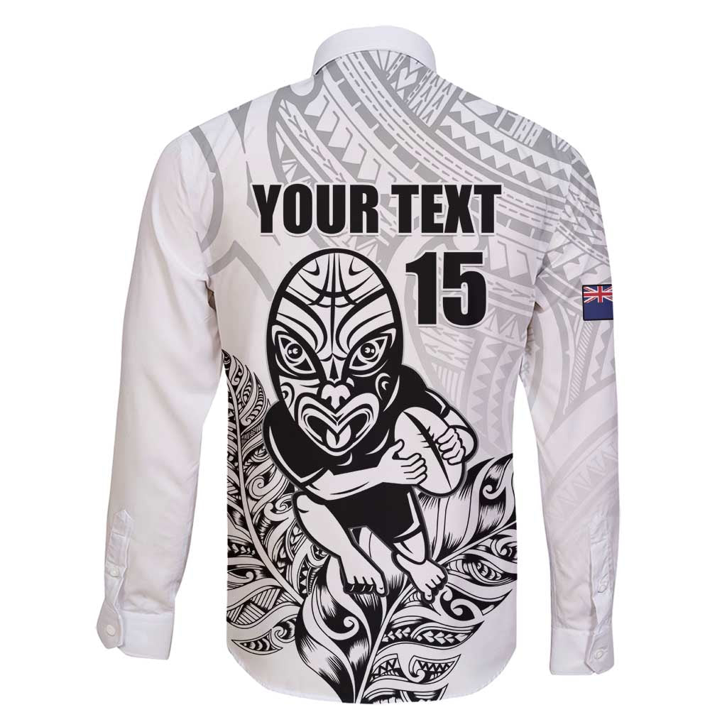 New Zealand Silver Fern Rugby Custom Family Matching Summer Maxi Dress and Hawaiian Shirt Maori Tiki White Version