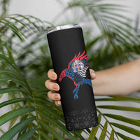 Iceland Viking Culture Skinny Tumbler Norse Mythology Raven Tattoo