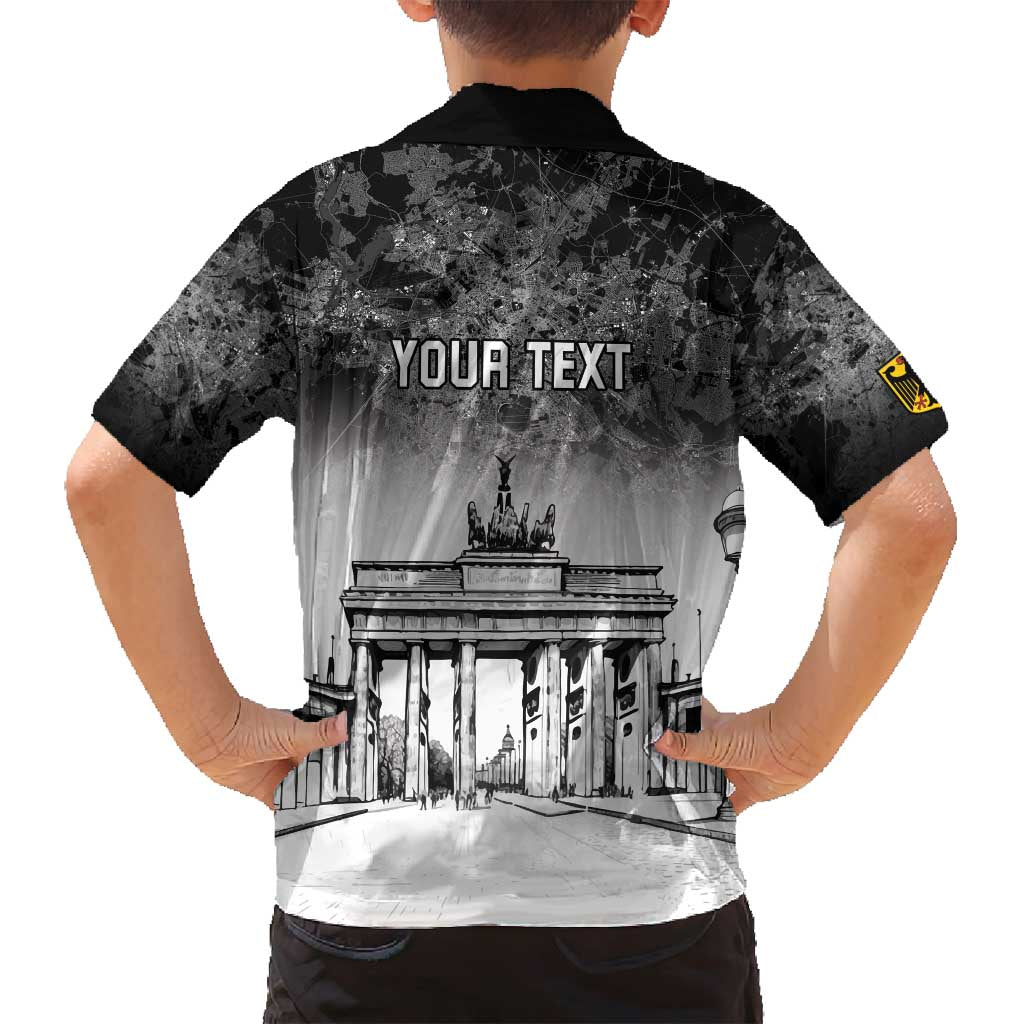 Personalized Germany Berlin Wall Family Matching Tank Maxi Dress and Hawaiian Shirt Tag der Deutschen Einheit