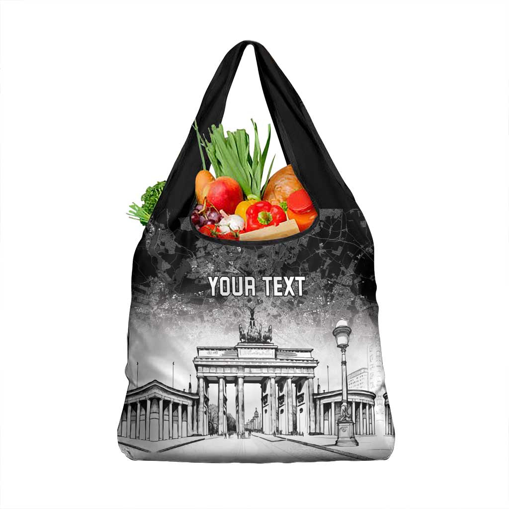 Personalized Germany Berlin Wall Grocery Bag Tag der Deutschen Einheit