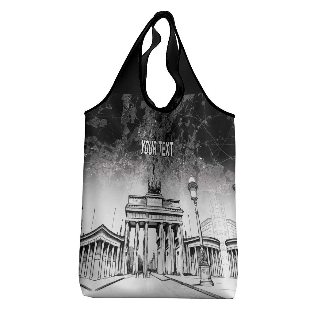 Personalized Germany Berlin Wall Grocery Bag Tag der Deutschen Einheit
