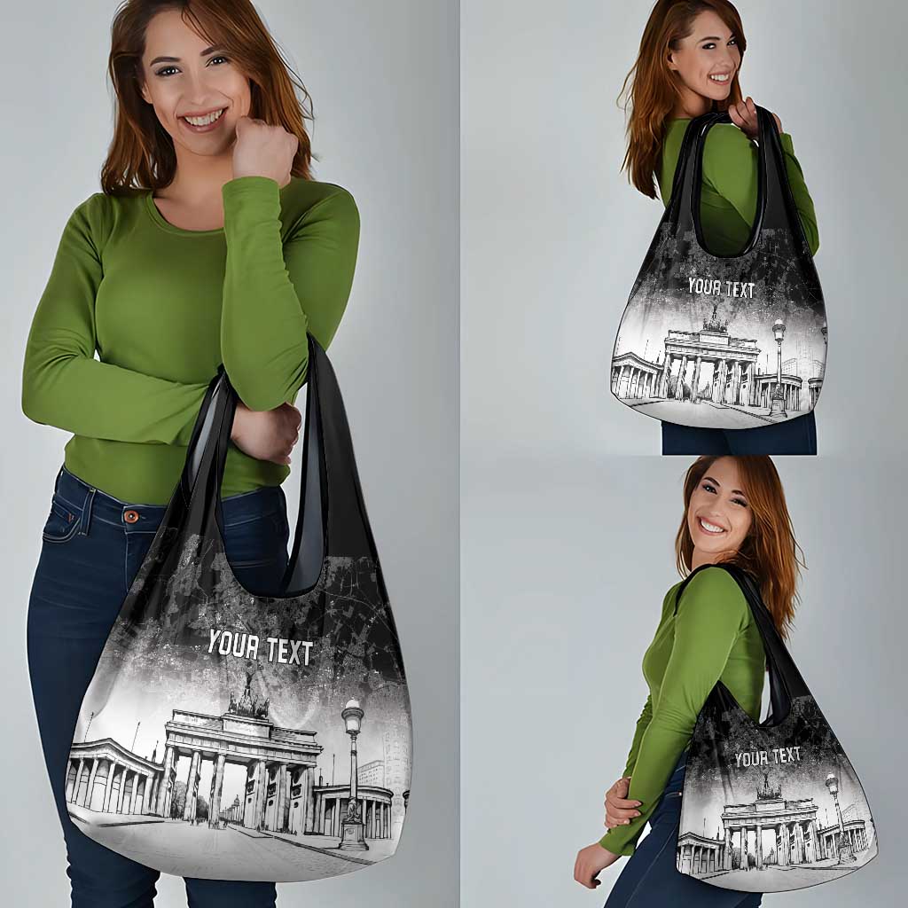 Personalized Germany Berlin Wall Grocery Bag Tag der Deutschen Einheit