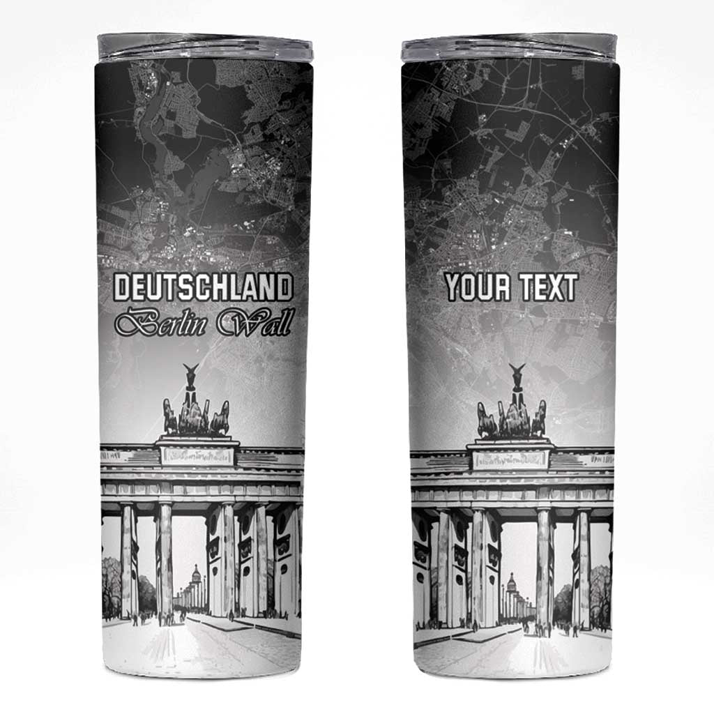 Personalized Germany Berlin Wall Skinny Tumbler Tag der Deutschen Einheit