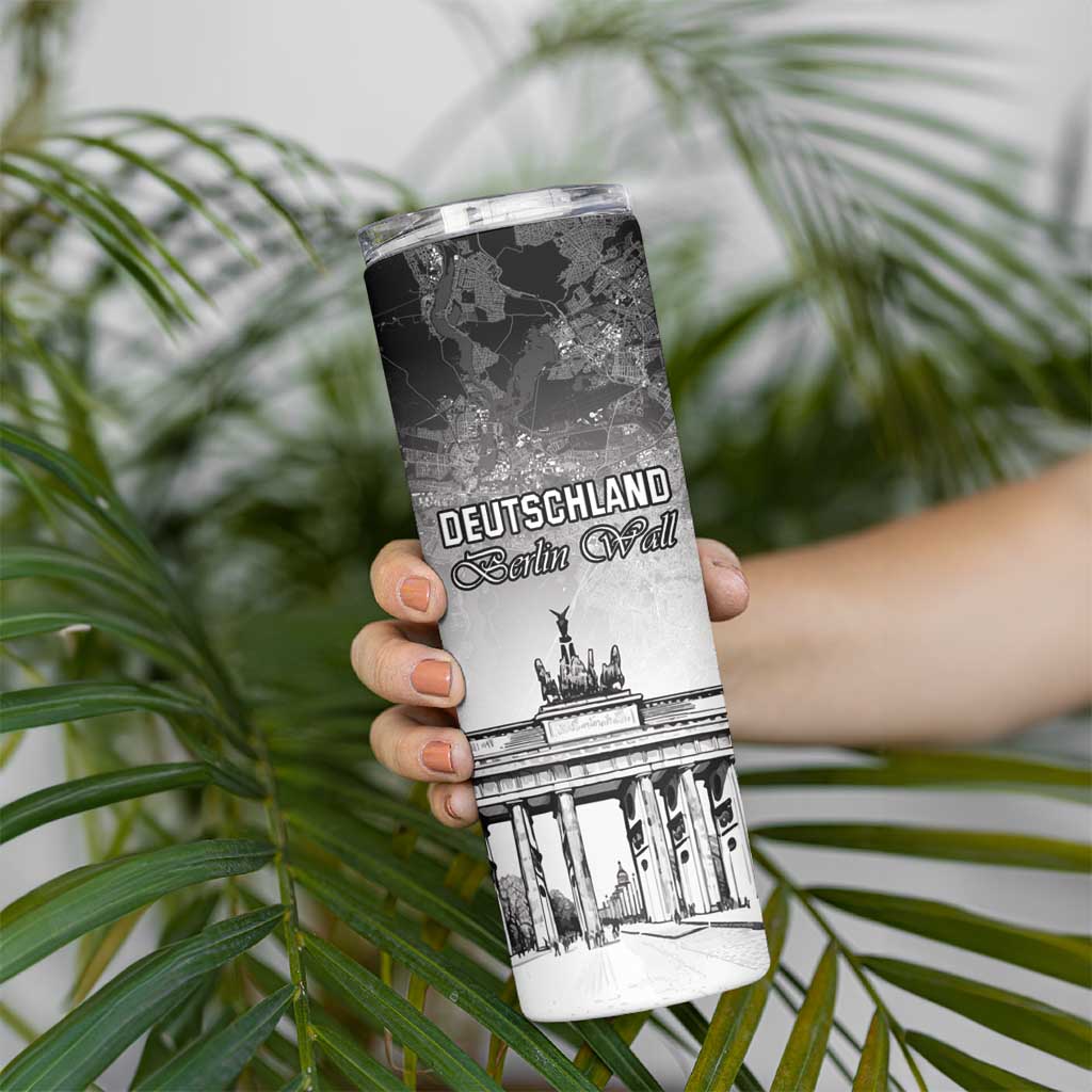 Personalized Germany Berlin Wall Skinny Tumbler Tag der Deutschen Einheit