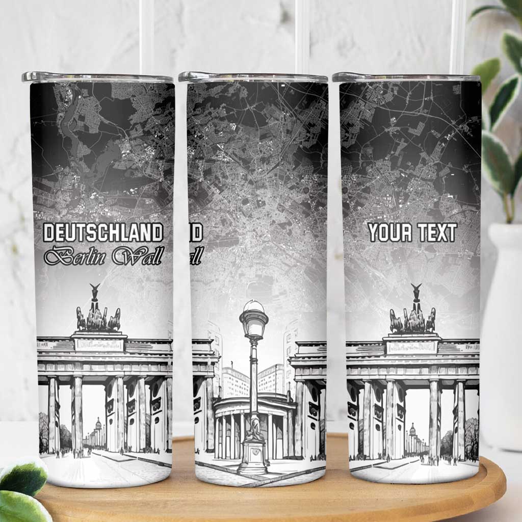 Personalized Germany Berlin Wall Skinny Tumbler Tag der Deutschen Einheit