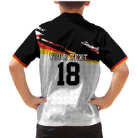 Custom Germany Football Family Matching Mermaid Dress and Hawaiian Shirt Come On DFB-Team