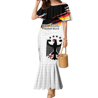 Custom Germany Football Family Matching Mermaid Dress and Hawaiian Shirt Come On DFB-Team