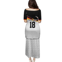 Custom Germany Football Family Matching Puletasi and Hawaiian Shirt Come On DFB-Team