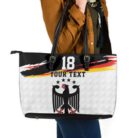 Custom Germany Football Leather Tote Bag Come On DFB-Team