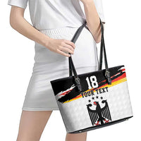 Custom Germany Football Leather Tote Bag Come On DFB-Team