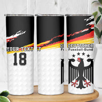 Custom Germany Football Skinny Tumbler Come On DFB-Team