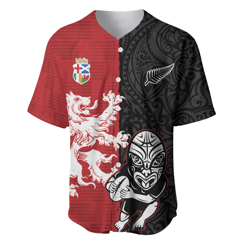 Custom British Lions New Zealand Baseball Jersey Unique Style - Polynesian Pride