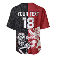 Custom British Lions New Zealand Baseball Jersey Unique Style - Polynesian Pride