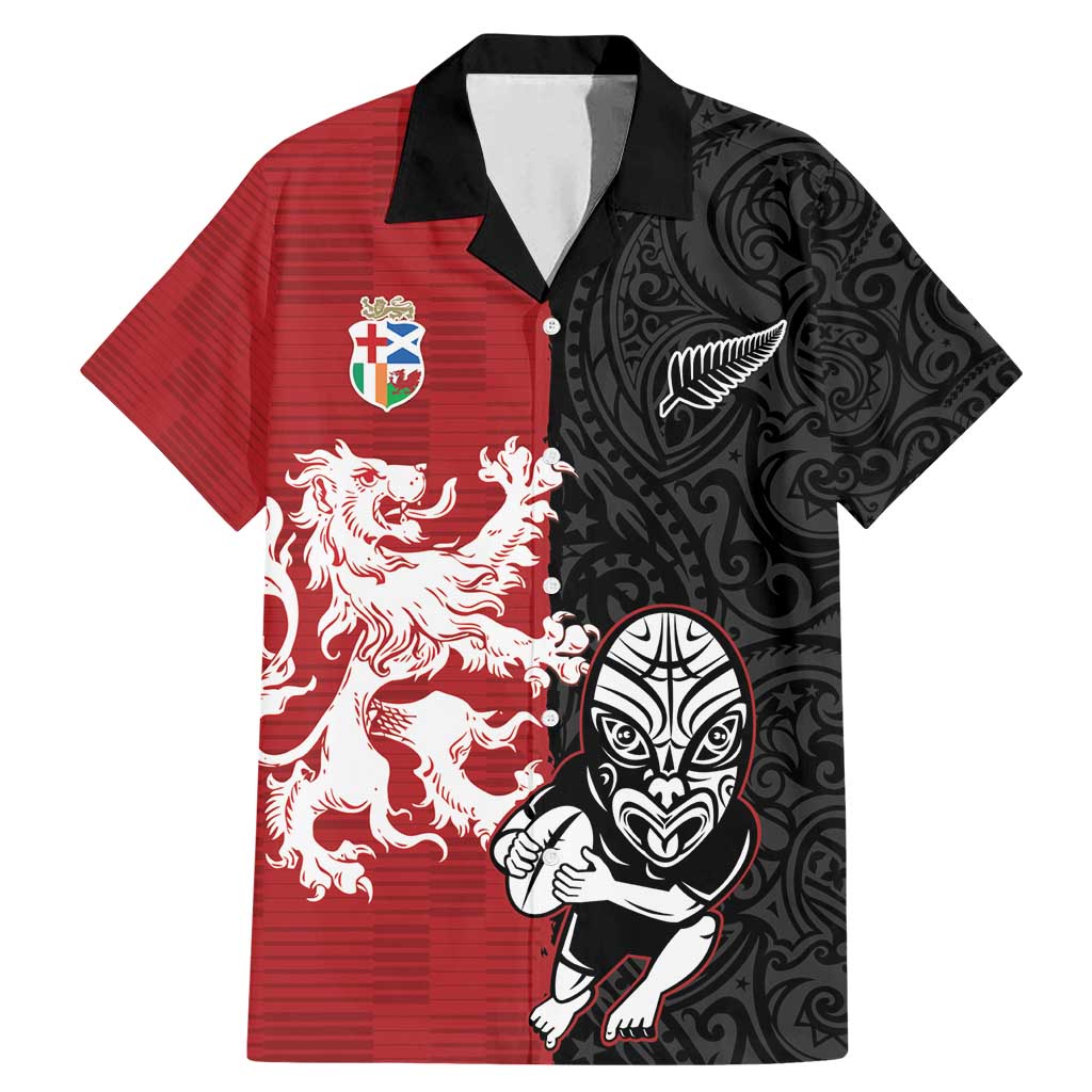 Custom British Lions New Zealand Family Matching Mermaid Dress and Hawaiian Shirt Unique Style - Polynesian Pride